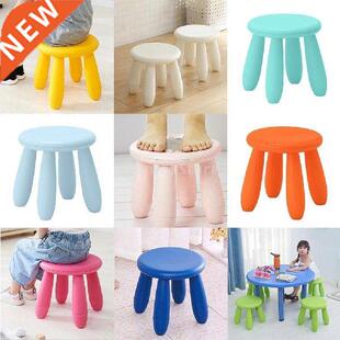 Childrens Stool Chair Plastic Toddler Play Room Round Seat