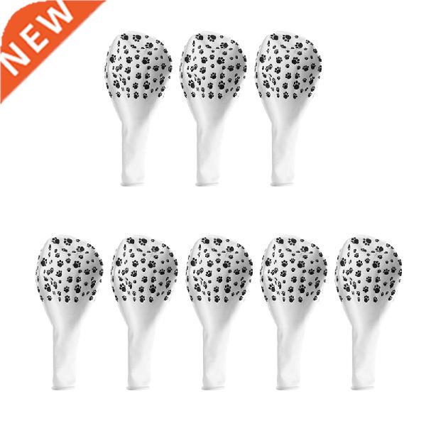 12 PCS Latex Balloons Dog Footprint Balloons Durable