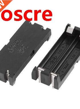 Plastic Shell 2 x 1.5V AAA Battery Box Case Holder 4 Pins Co