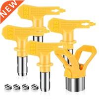 Tip Reversible Airless Paint 5Pcs Guard With Nozzles Set