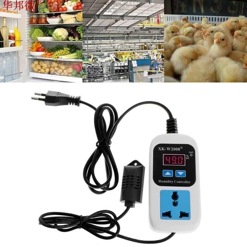 Humidity Controller Outlet 110V 220V 10A Direct Output Hygro