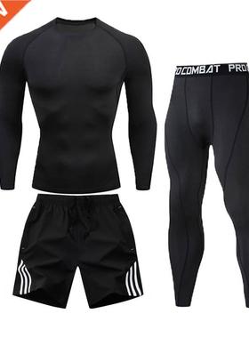 New Winter Thermal Underwear Sets Men Quick Dry Anti-microbi