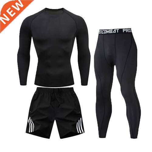 New Winter Thermal Underwear Sets Men Quick Dry Anti-microbi