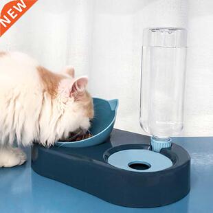 2 in 1 Pet Feeder Bowl Automatic Drinking orage Water Dog