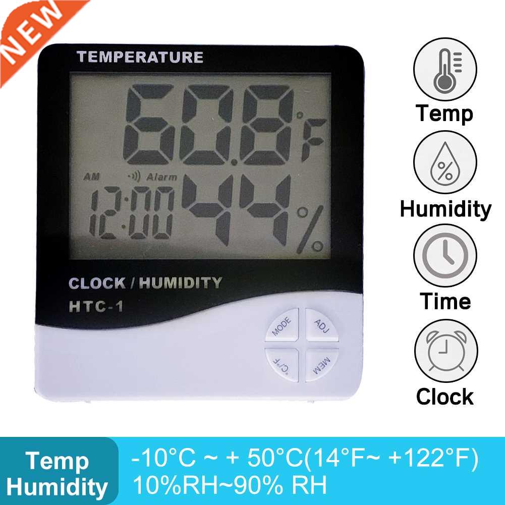 Digital Indoor Thermometer Hygrometer With Alarm