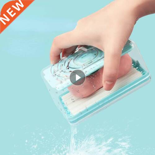 Soap Dish Hand Rub-free Soap Box With Cotton Roller Laundry