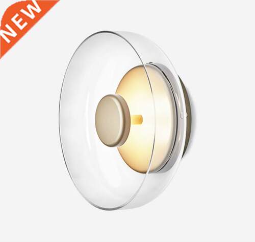 Modern Wall Lamp Glass Led Lighting Bowl Hanging Sconces Nor