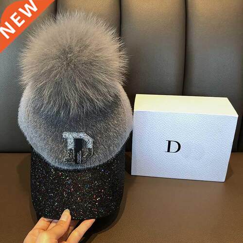 09 Autumn Winter Hip Hop Felt Baseball Cap Women Thick War