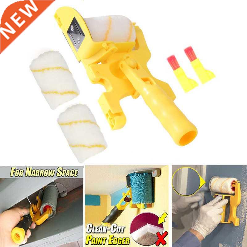 6Pcs Paint Edger Roller Brush Tools Portable Clean-Cut