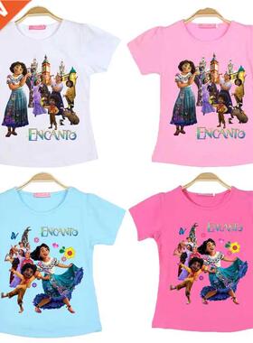 Encanto Mirabel Kids Clothes T-Shirts Cotton T Shirts Child
