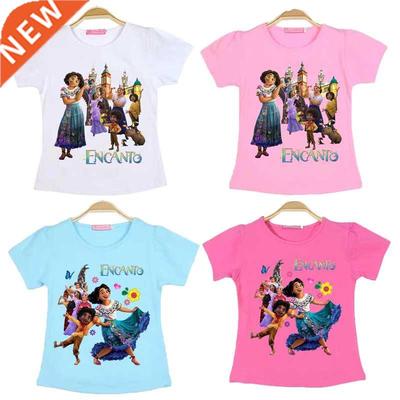 Encanto Mirabel Kids Clothes T-Shirts Cotton T Shirts Child