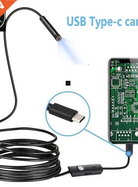 USB Snake Inspection Camera HD Type C Cameras Flexible Cable