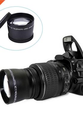58mm2.0X Professional Telephoto Lens+Cleaning Cloth For Cano