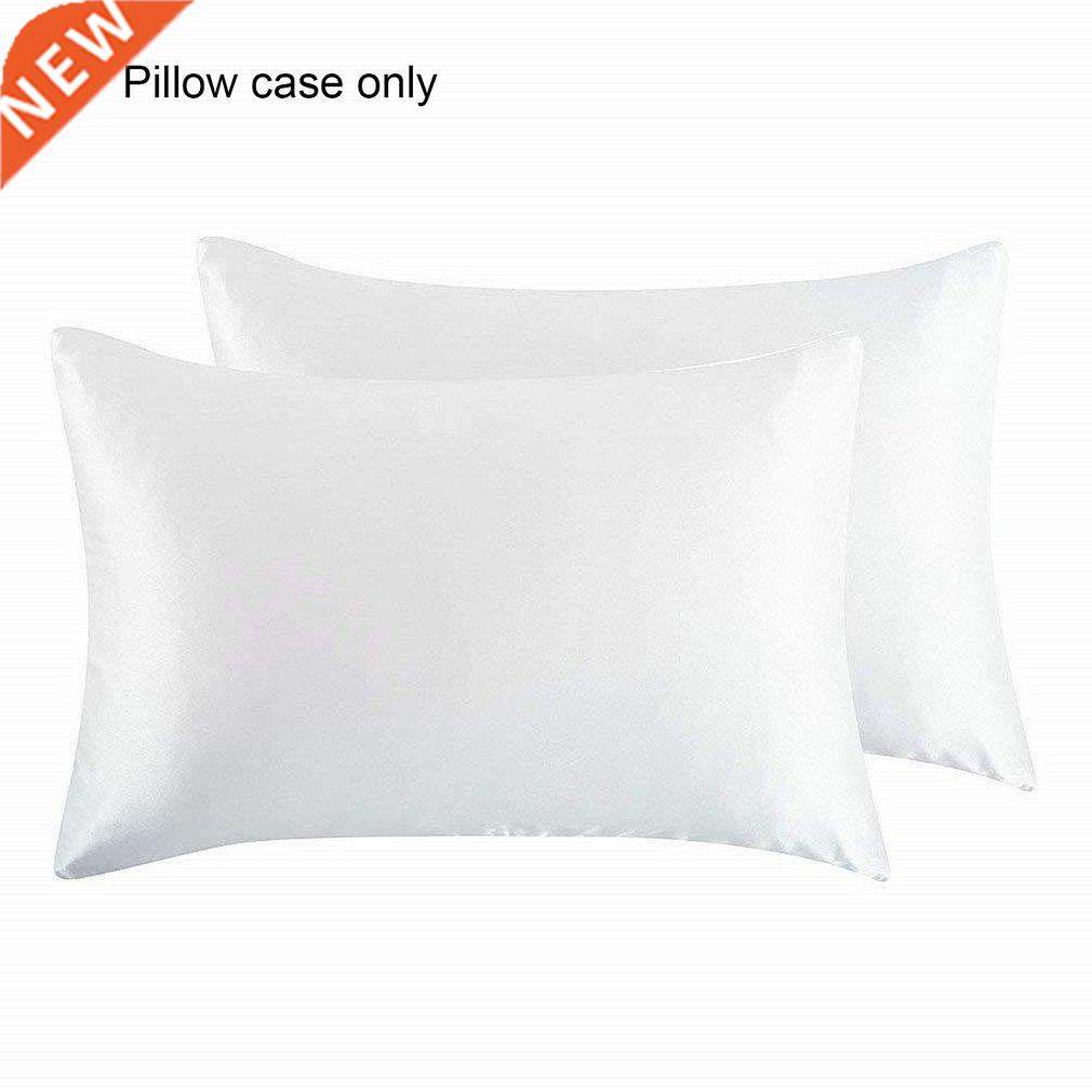50x66cm Deals Solid High Quality Silky Satin Skin Care Pillo