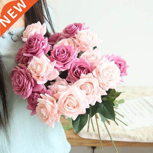 Artificial Rose Real Touch Home Decor Flowers Bridal