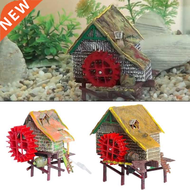 Resin Aquarium Ornaments Imitation Windmill for Air Stone