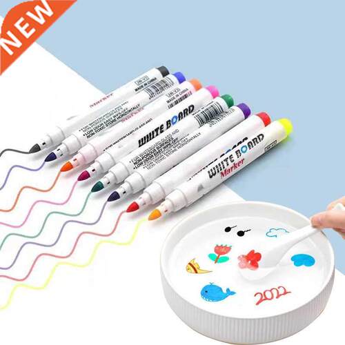 8/12 Colors Magical Water Painting Pen Water Floating Doodle