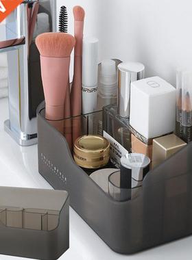 Plastic Makeup Bathroom Storage Box Cosmetic Organizer Deskt