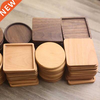 Durable Wood Coasters Placemats Round Heat Resistant Drink M