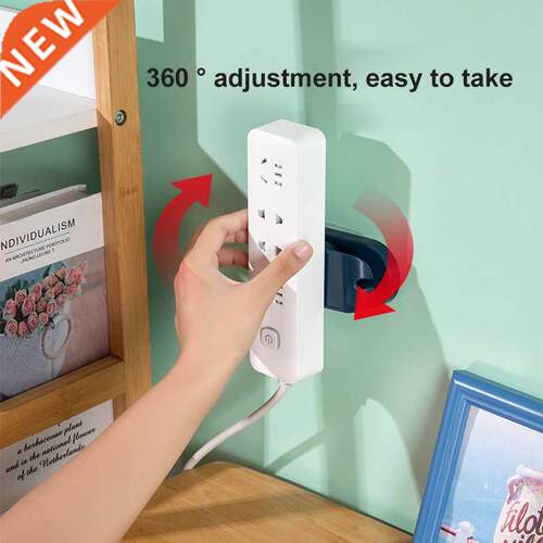 1pcs Wall-Mounted Sticker Punch-Free Plug Power Outlet