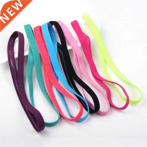 5Pcs Candy Color Women Men Yoga Hair Bands Sports Headband N