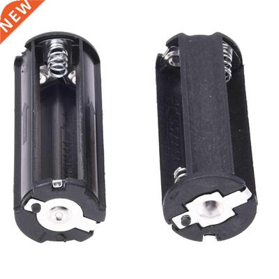 2Pcs Black Battery Holder for 3 x 1.5V AAA Batteries Flashli