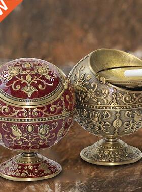 Europe Type Ashtray with Cover Creative Luxury High-grade