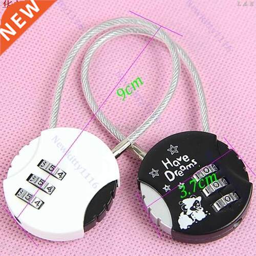Cute 3 Digit Combination Travel Suitcase Luggage Lock Padloc