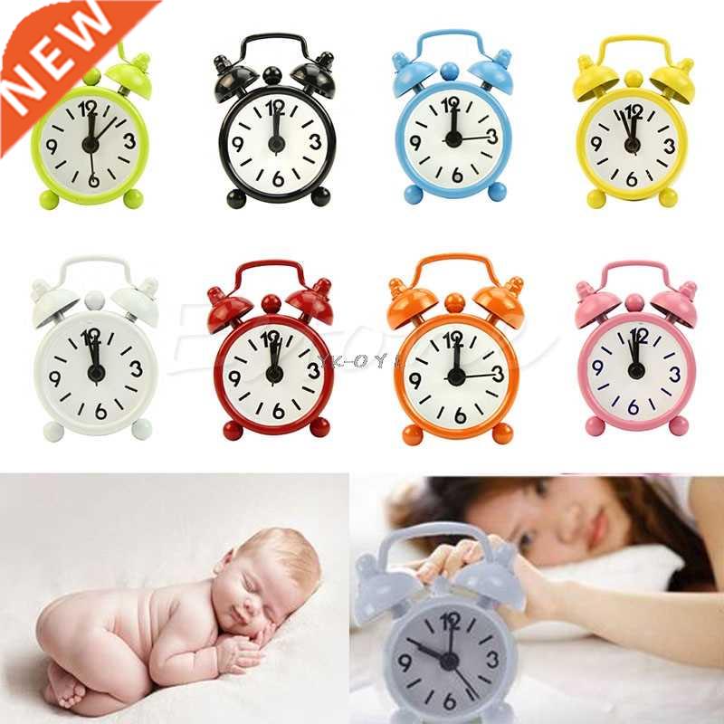 Popular Dial Number Round Desk Alarm Clock For Children Girl