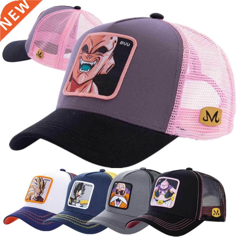 Newest Anime Mesh Cap Hot Style Patch Trucker Hat Curved Bri