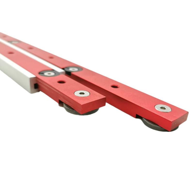 Durable T Tracks Hardware Red Woodworking T Slot Slider Prac - 实物图