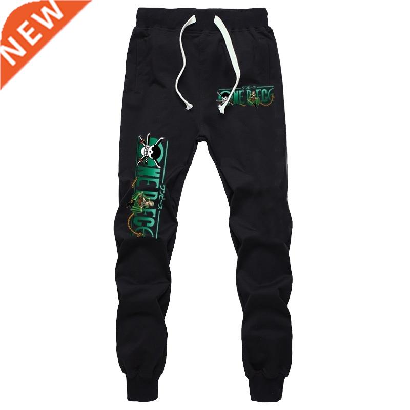 Men Women Jogger Fitness Long Pants ONE PIECE Roronoa Zoro S