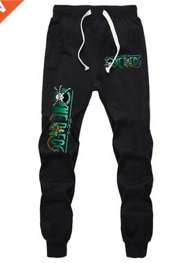 Men Women Jogger Fitness Long Pants ONE PIECE Roronoa Zoro S