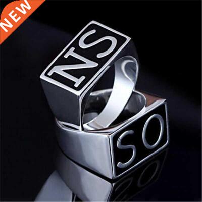 2 pcs Sons of Anarchy TV SOA Cosplay SONS Rings SO NS Silver