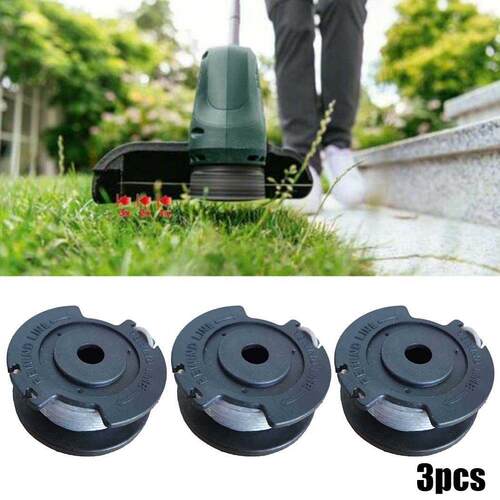 3 Pack Trimmer Spool Line Edger Replacement Spool For Bosch