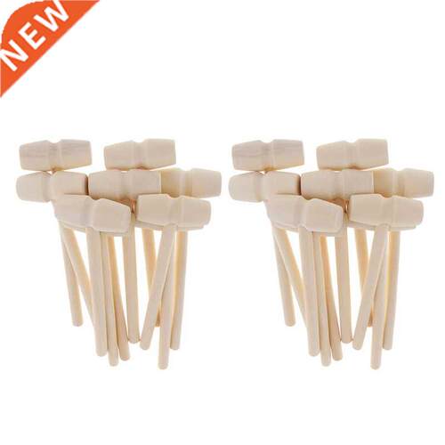 5 Pieces Mini Wooden Hammer Balls Toy Pounder Replacement