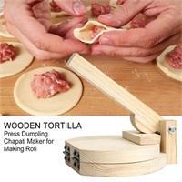 Wood Tortilla Press Dumpling Skin Maker Presser Chapati