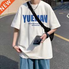 Feynzz Harajuku Art Letters Oversize Mens T-shirt Summer Coo
