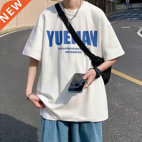 Feynzz Harajuku Art Letters Oversize Mens T-shirt Summer Coo