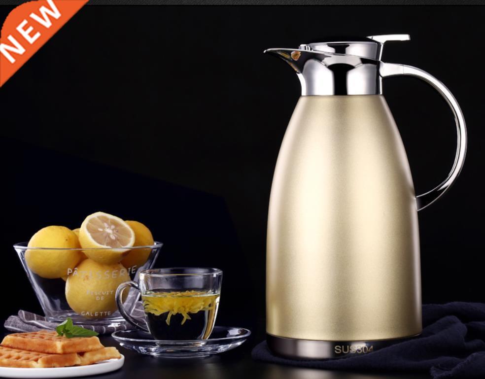 1.8L/2.3L Thermos Flask Thermal Hot Water Jug Pitcher Stainl