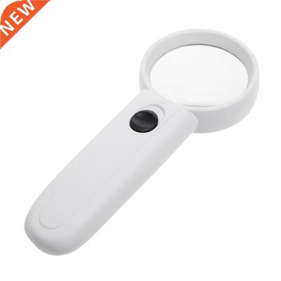 50mm Diameter Hand Glass Loupe Hold 5x Multiple Magnifying W