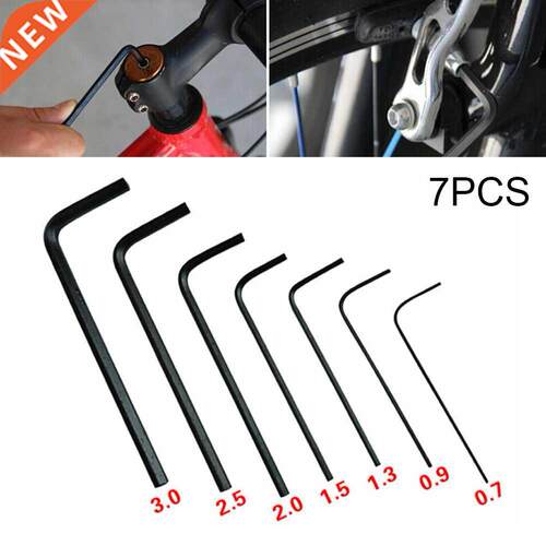 7pcs/Set Mini Hexagon Hex Allen Wrench Set 0.7/0.9/1.3/1.5/2