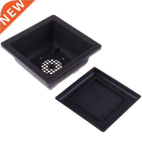 1PCS Black Plastic Succulent Flower Pot Garden Supplies