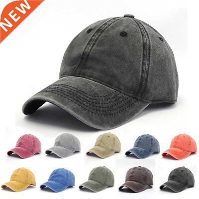Baseball Cap Snapback Hat Spring Autumn Cap Pure color cowbo