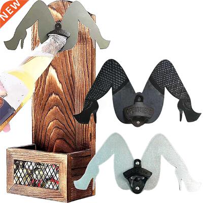 Funny Legs Vintage Bottle Opener Practical Wall Mounted