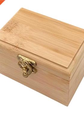 1pc Household Storage Container Bamboo Sundries Storage Box