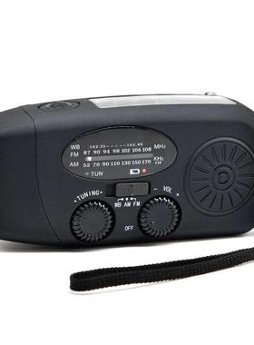 Portable Hand Crank Radio - 1000mAh AM/FM Emergency Radio fo