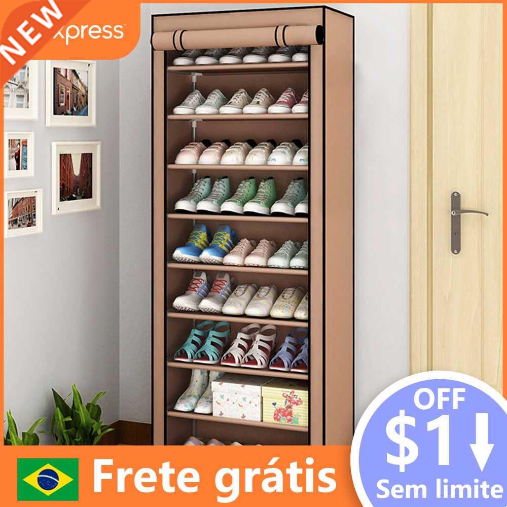 Dustproof Non-woven Cloth Fabric Assembly Shoe Storage Combi