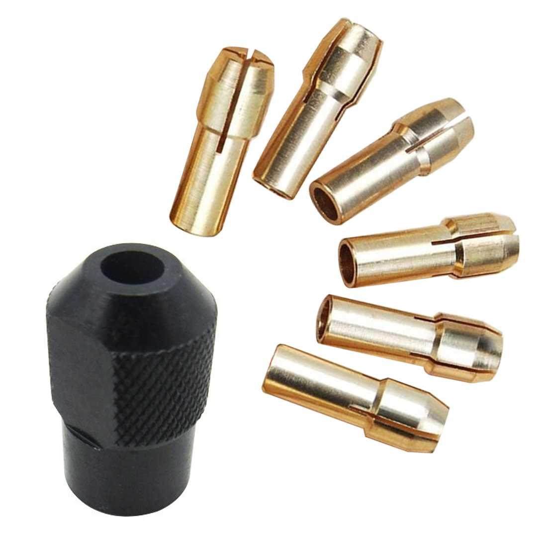 7Pcs 1.0-3.2mm Mini Chucks Fit For Micro Twist Dremel Collet