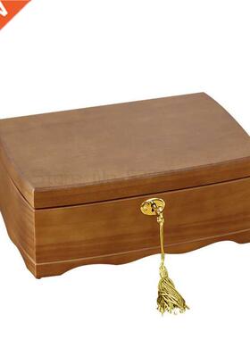 Solid wood jewelry box Antique Chinese style earrings